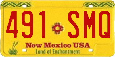 NM license plate 491SMQ