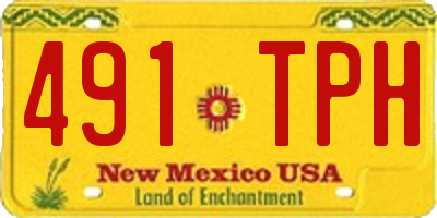 NM license plate 491TPH