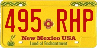 NM license plate 495RHP