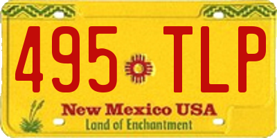 NM license plate 495TLP