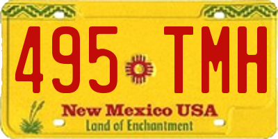 NM license plate 495TMH