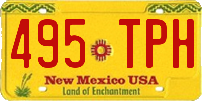 NM license plate 495TPH