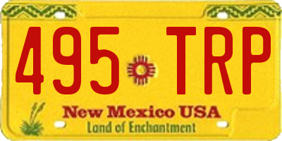 NM license plate 495TRP