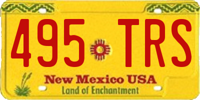 NM license plate 495TRS