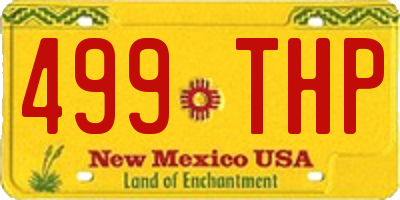 NM license plate 499THP