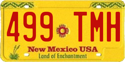 NM license plate 499TMH