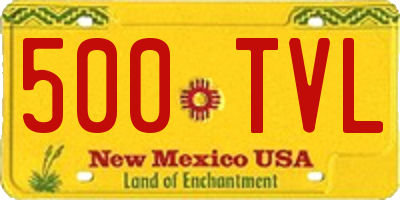 NM license plate 500TVL