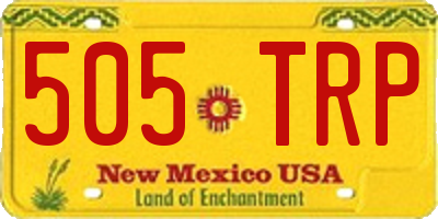 NM license plate 505TRP