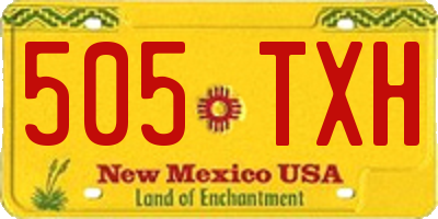 NM license plate 505TXH