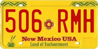 NM license plate 506RMH