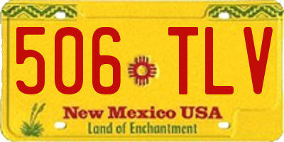 NM license plate 506TLV