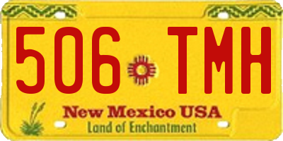 NM license plate 506TMH