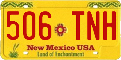NM license plate 506TNH