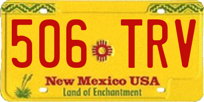 NM license plate 506TRV