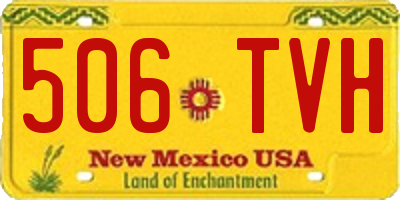 NM license plate 506TVH