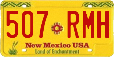NM license plate 507RMH