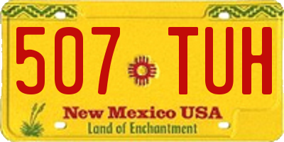 NM license plate 507TUH