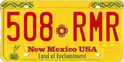 NM license plate 508RMR
