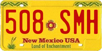 NM license plate 508SMH