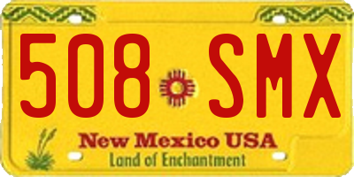 NM license plate 508SMX