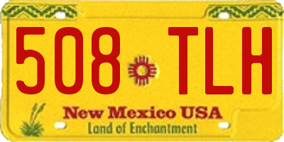 NM license plate 508TLH