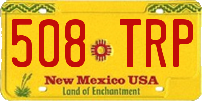 NM license plate 508TRP