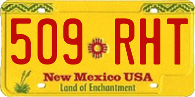 NM license plate 509RHT