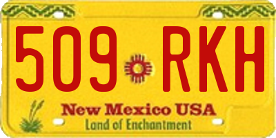 NM license plate 509RKH