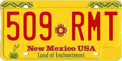 NM license plate 509RMT