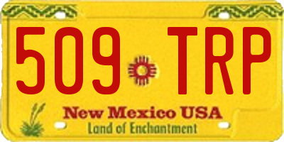 NM license plate 509TRP