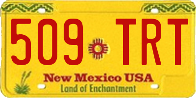 NM license plate 509TRT