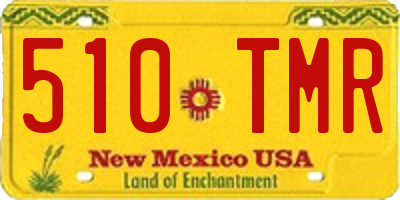 NM license plate 510TMR