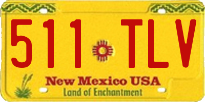 NM license plate 511TLV