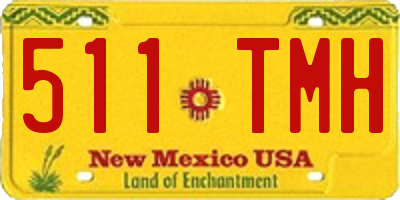 NM license plate 511TMH
