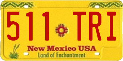 NM license plate 511TRI