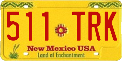 NM license plate 511TRK