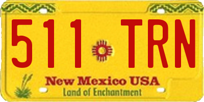 NM license plate 511TRN