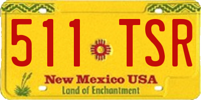 NM license plate 511TSR