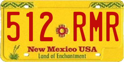 NM license plate 512RMR
