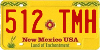 NM license plate 512TMH