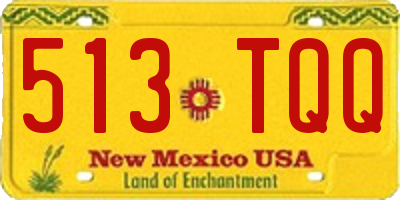 NM license plate 513TQQ