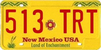 NM license plate 513TRT