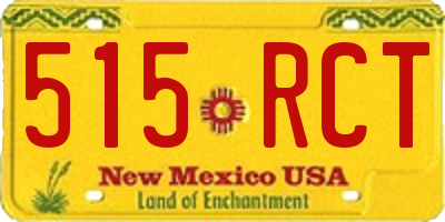 NM license plate 515RCT