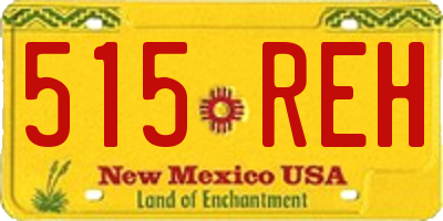 NM license plate 515REH