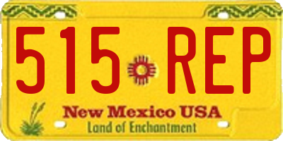 NM license plate 515REP