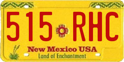 NM license plate 515RHC