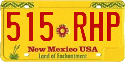 NM license plate 515RHP
