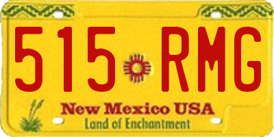 NM license plate 515RMG