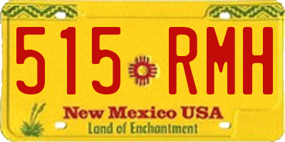 NM license plate 515RMH