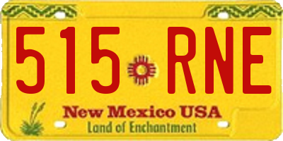 NM license plate 515RNE